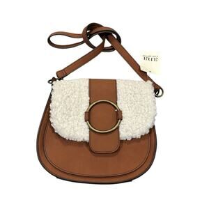 NWT a.n.a. Sherri Crossbody Bag in Cognac